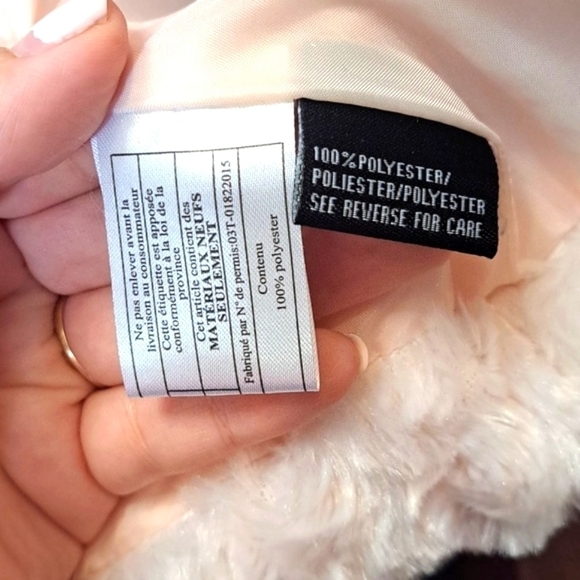 Calvin Klein baby 6-9months white plush jacket button-up super soft dress formal - Picture 7 of 9